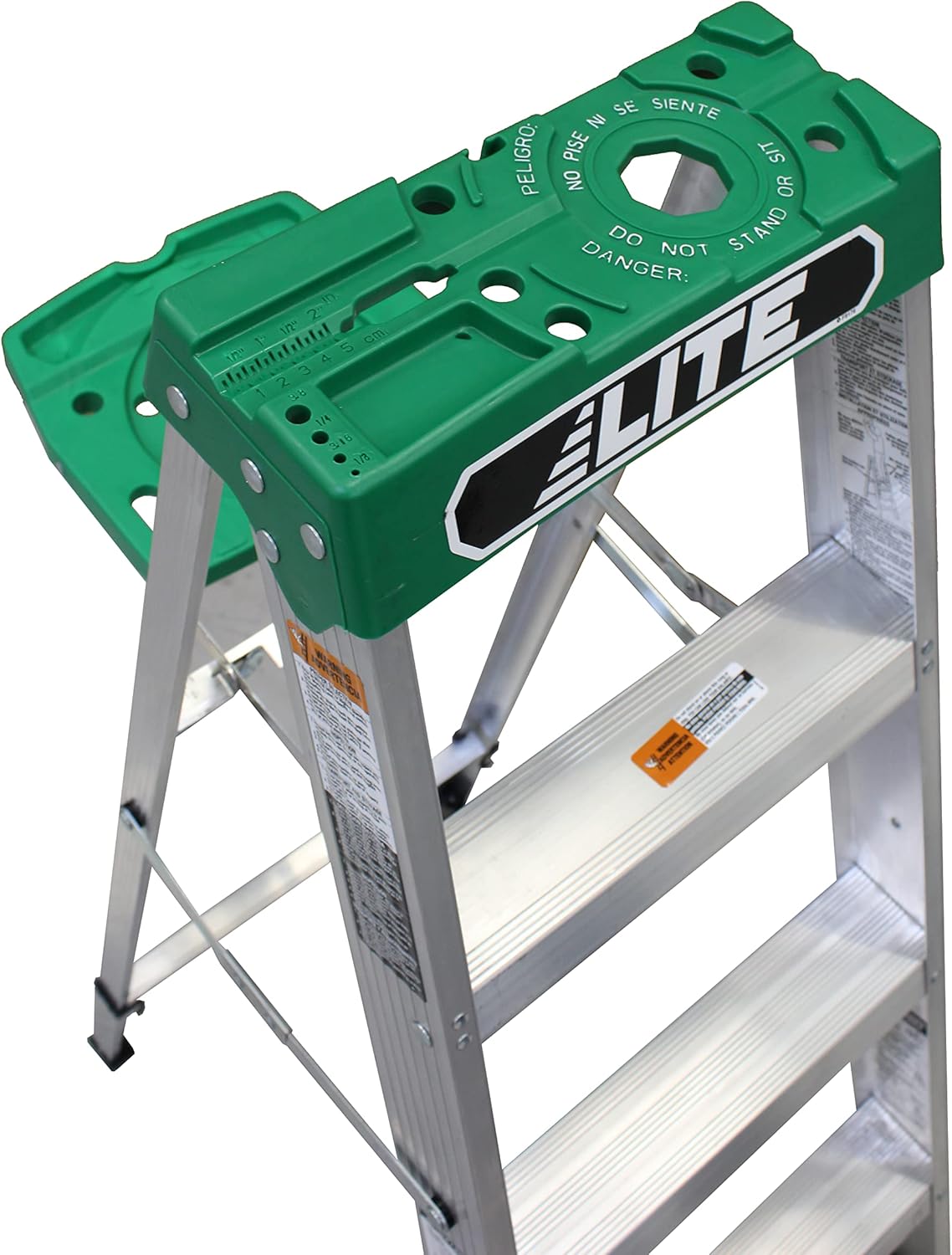 LITE Escalera de aluminio de 6 pies, capacidad de 225 libras, tipo II, LP-2211-06