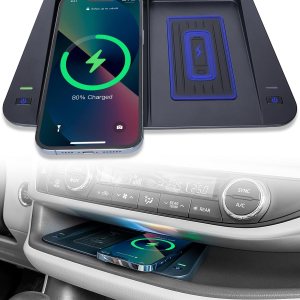 CarQiWireless Cargador inalámbrico para Toyota Highlander 2019 2018 2017 2016 2015 Accesorios 2014-2019, consola central almohadilla de carga CarQiWireless Cargador inalámbrico para Toyota Highlander 2019 2018 2017 2016 2015 Accesorios 2014-2019, consola central almohadilla de carga