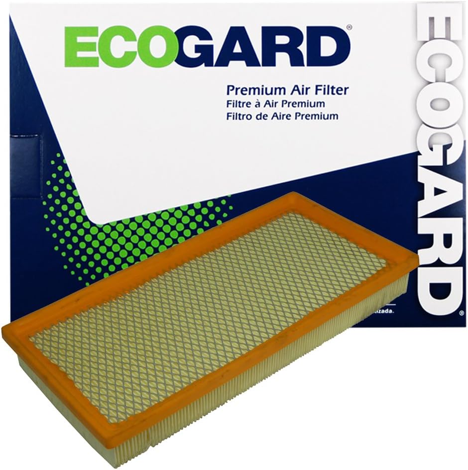 ECOGARD Filtro de aire de motor XA4372 de alta calidad para Dodge Ram 1500 5.2L 1994-2001, Ram 1500 5.9L 1994-2001, Dakota 4.7L 2000-2010, Dakota