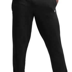 Champion Pantalones deportivos para hombre, Powerblend, vellón, con parte inferior abierta (talla regular o grande y alto) Champion Pantalones deportivos para hombre, Powerblend, vellón, con parte inferior abierta (talla regular o grande y alto)