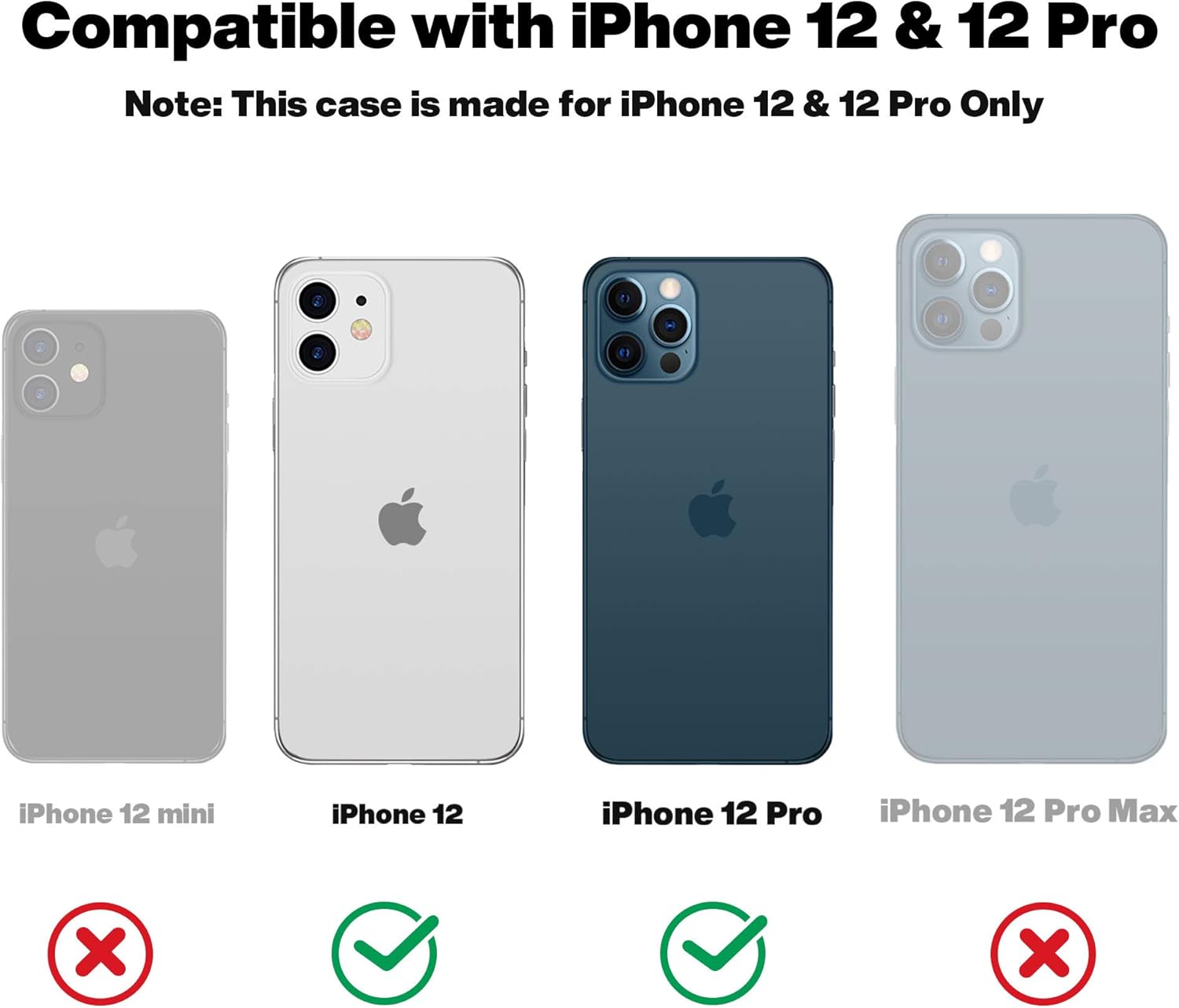OTOFLY – Carcasa para iPhone 12 y iPhone 12 Pro de 6.1 pulgadas (2020), serie sedosa y suave al tacto Suave silicona líquida de alta calidad,