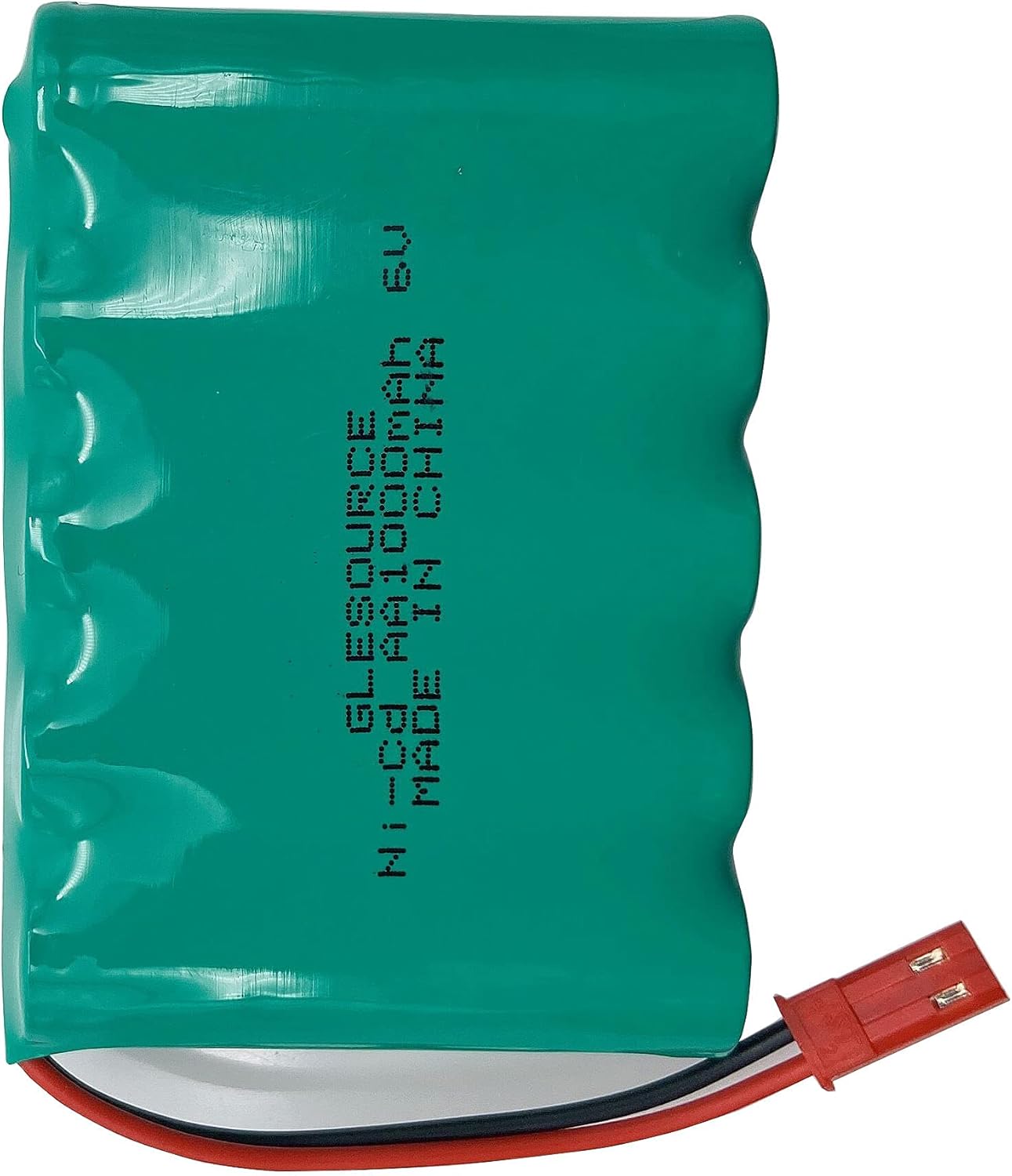 GLESOURCE Paquete de 2 baterías AA de 6 V 1000 mAh con enchufe JST y 2 cables de carga USB para la nueva excavadora Huina 540 Dump 520 RC y 510