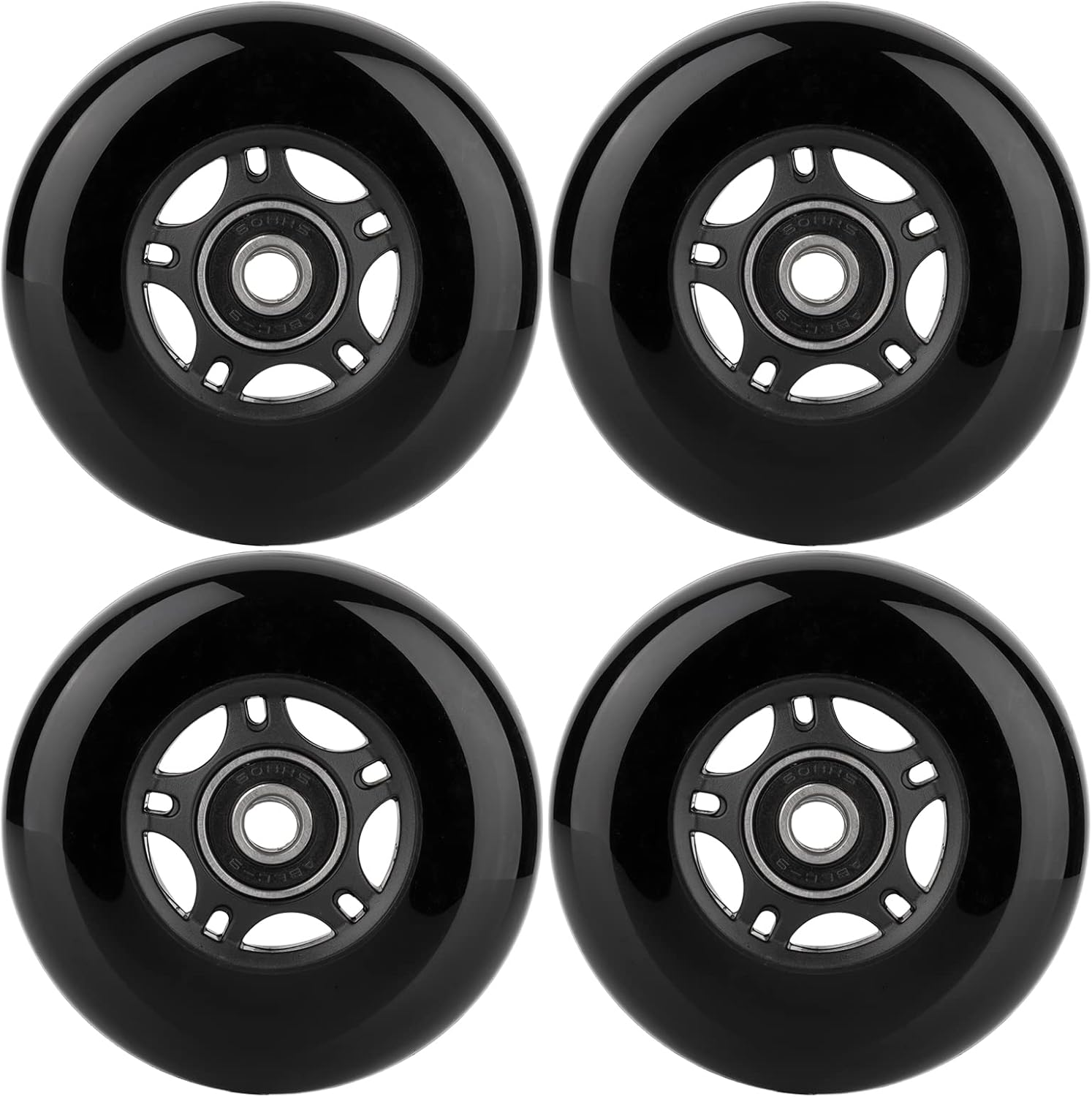 Ruedas de patinaje en línea para exteriores e interiores, ruedas de patinaje de ruedas 85a con rodamientos ABEC-9 para reparación de equipaje de