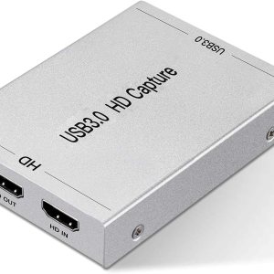 Ulalov Tarjeta de captura de video, USB 3.0 HDMI tarjeta de captura de juegos, transmisión en vivo y grabación en 1080p compatible con PS4, Switch, Ulalov Tarjeta de captura de video, USB 3.0 HDMI tarjeta de captura de juegos, transmisión en vivo y grabación en 1080p compatible con PS4, Switch,