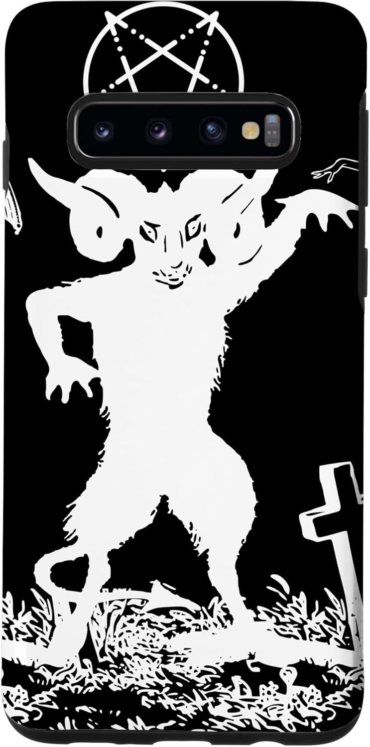 Galaxy S10 Baphomet Dark Fantasy Occult Case