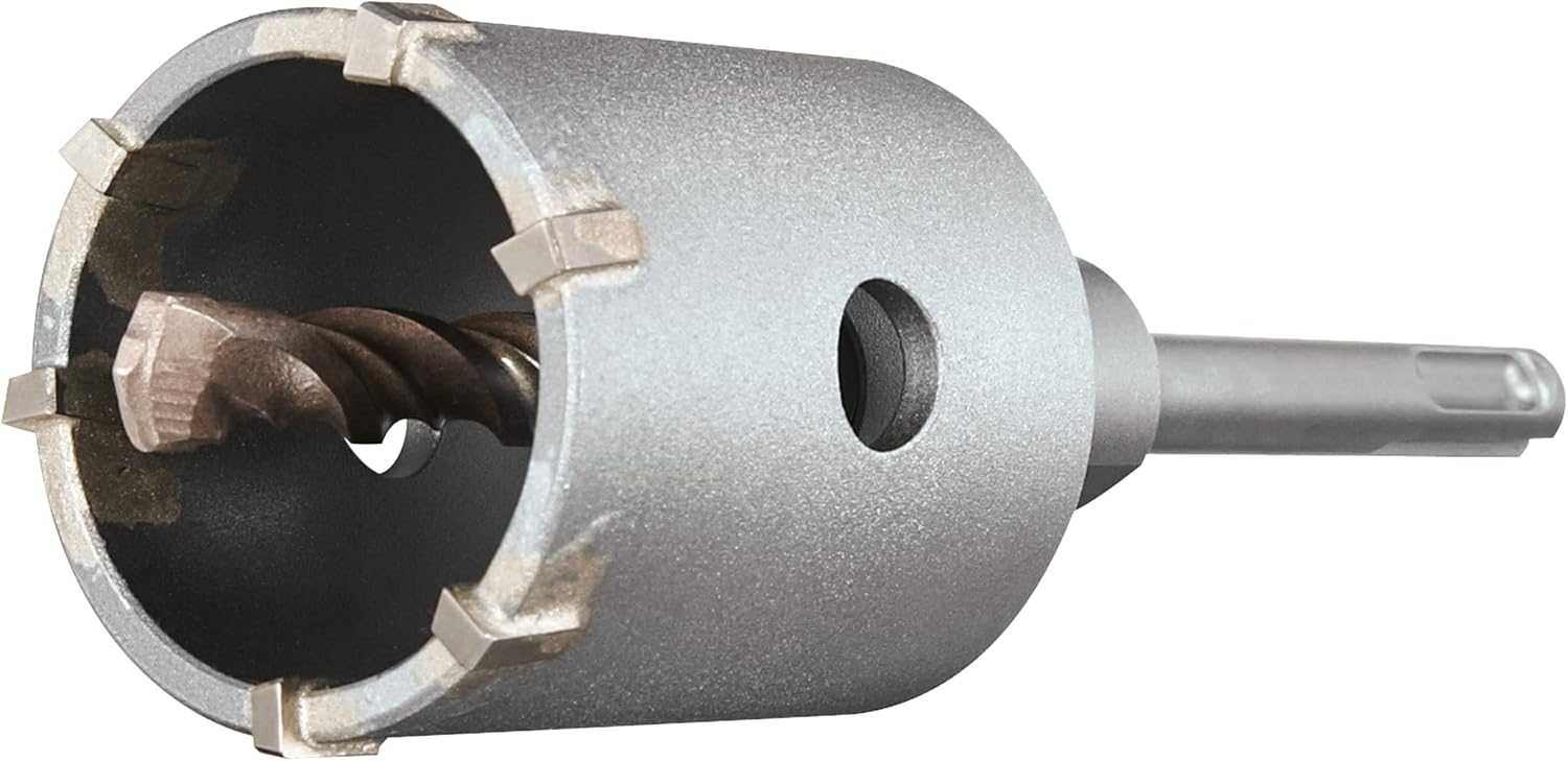 Bosch T3912SC Broca de núcleo de pared delgada SDS-Plus SPEEDCORE de 1 -38 pulgadas para eliminación de mampostería, ladrillos y bloques