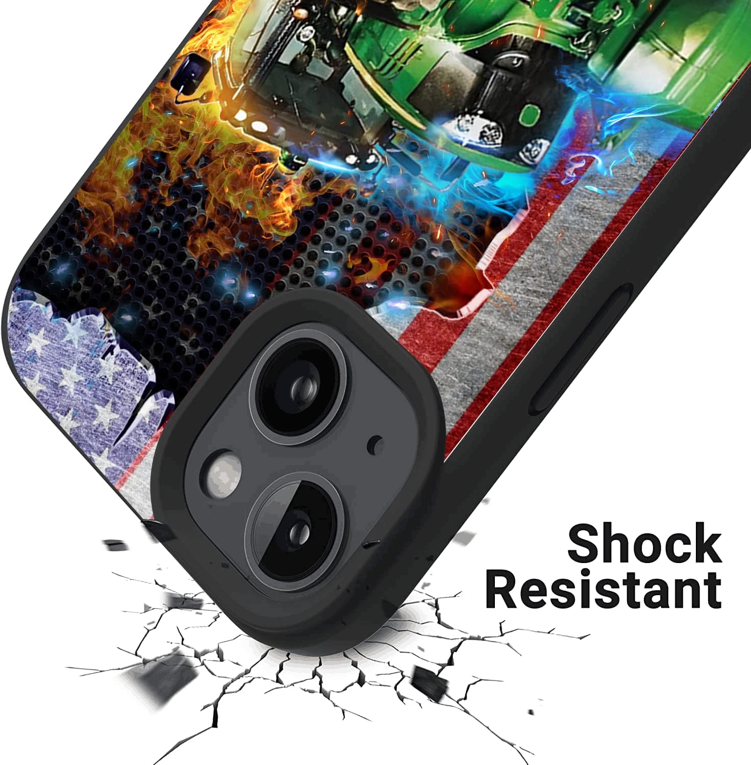 Funda personalizada de tractor con nombre personalizado para iPhone 1514131211 Pro Max, Samsung S24S23S22S21S20 FEPlusUltraA15A25A34A14A54A54A03SA53