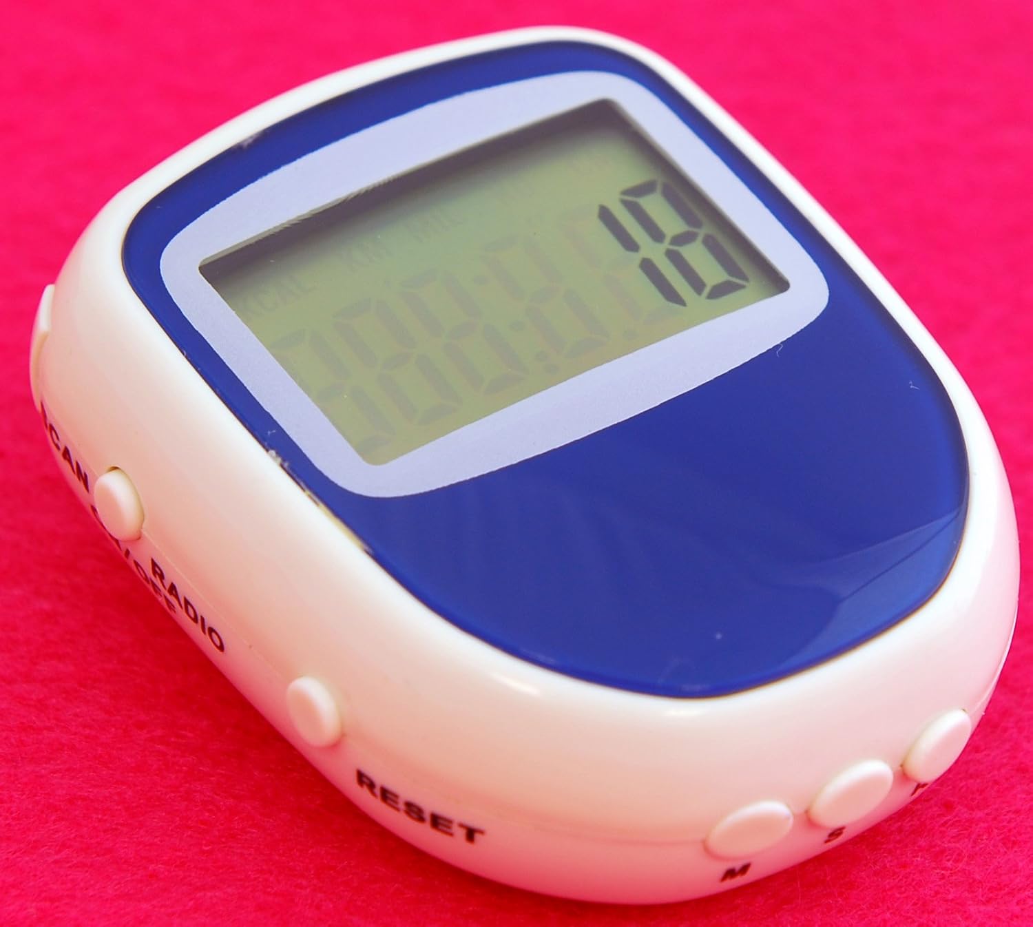 Kaito CR-503 Podómetro digital de bolsillo con sintonizador de radio FM