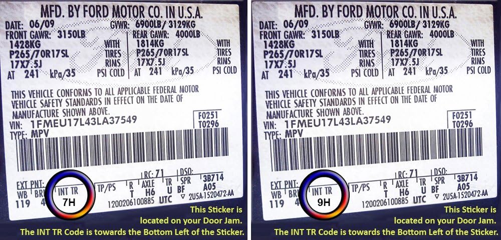 Richmond Auto Upholstery – Fundas de cuero de repuesto completas para el lado del conductor, color marrón compatible con Ford F-450 Lariat 7.3 Power