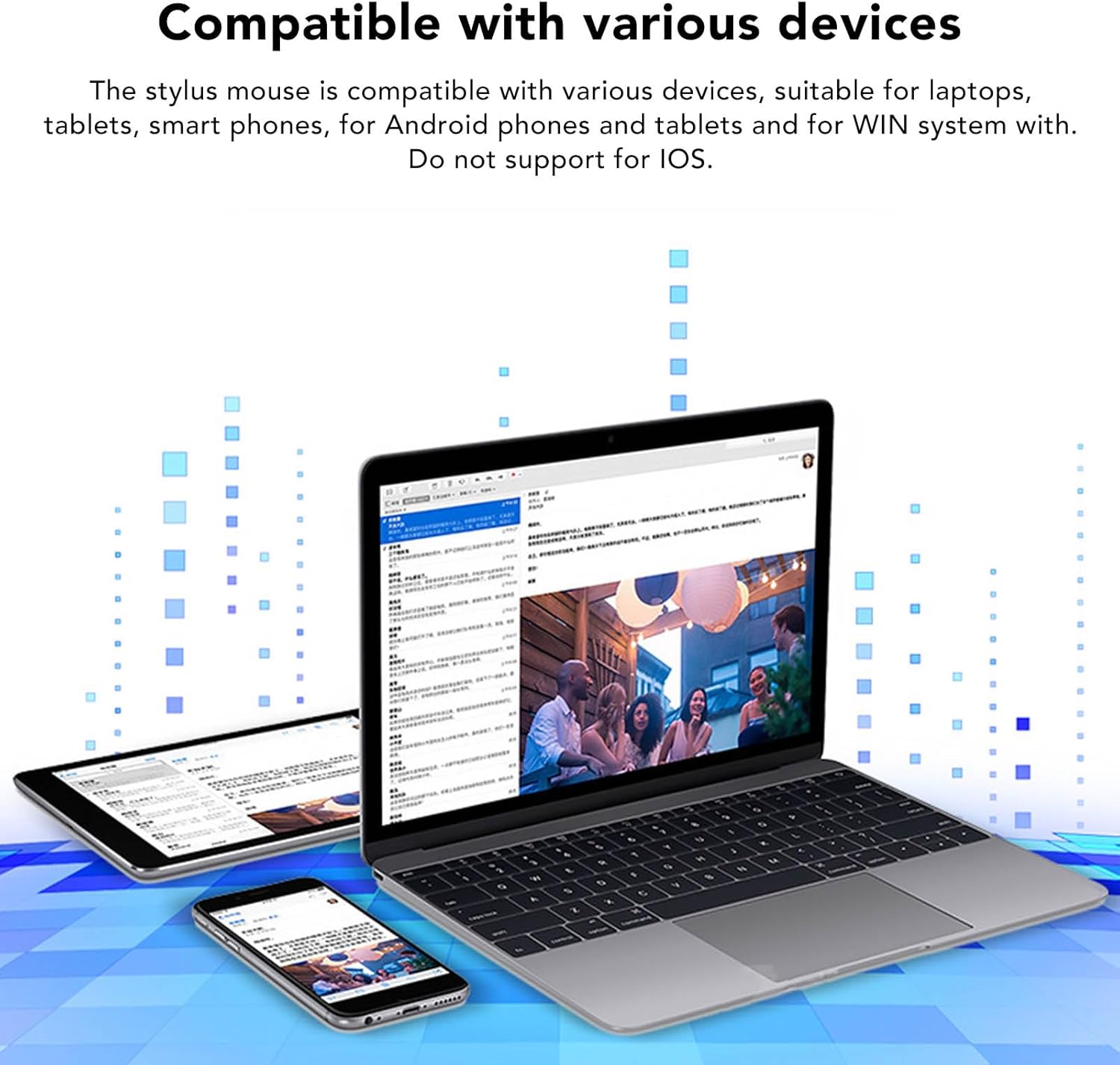 SUNGOOYUE Ratón óptico de bolsillo, 1200 DPI ratón óptico con modo dual de aire 2.4 GHz y formas Bluetooth para conectarse para PC, portátil, PC,