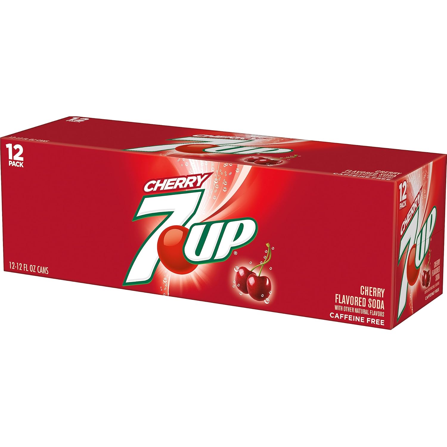 7UP Soda con sabor a cereza, latas de 12 onzas líquidas (paquete de 12)