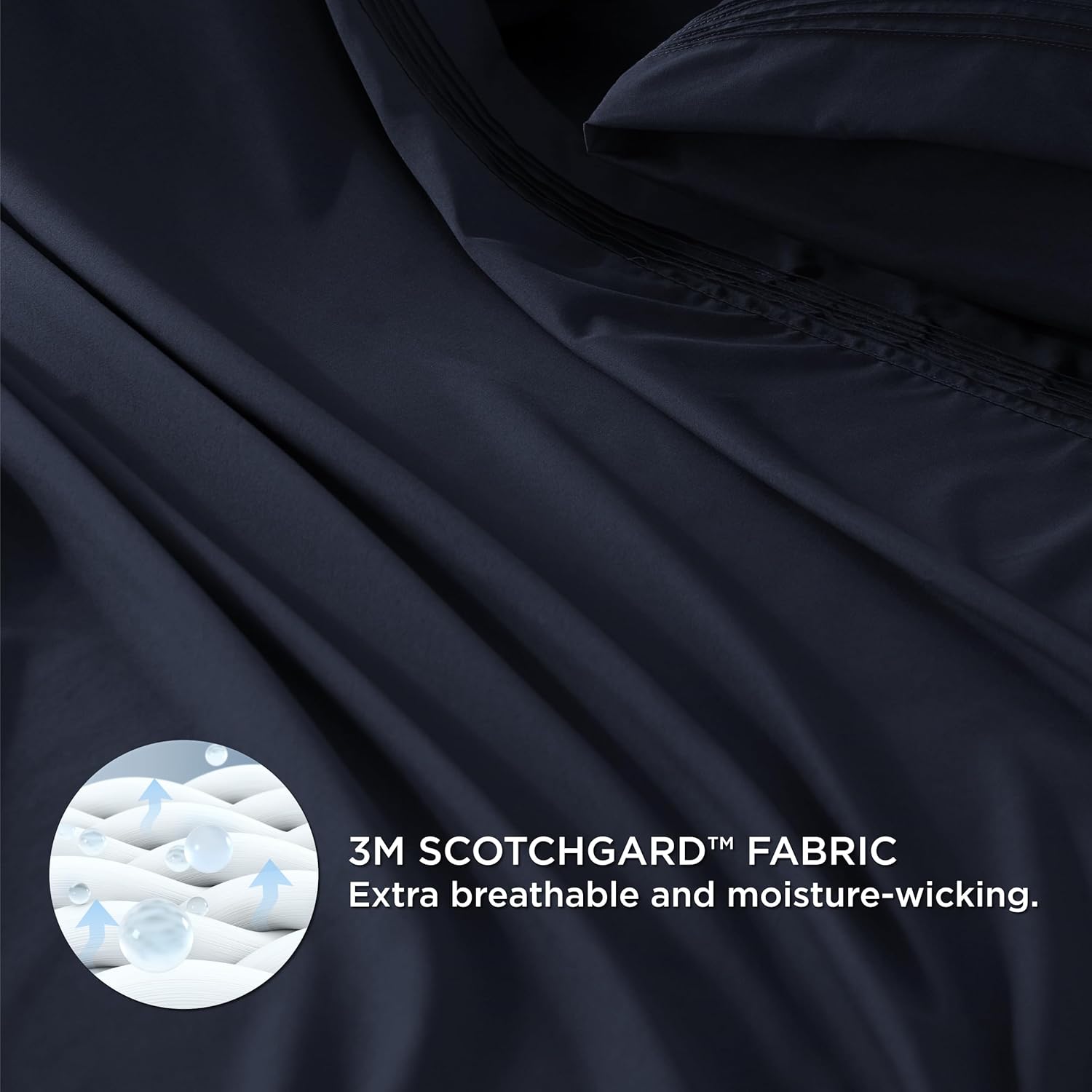 Bedsure Juego de sábanas tamaño individual de bolsillo profundo, se adapta a colchones de hasta 21 pulgadas de grosor, sábanas de colchón de aire de