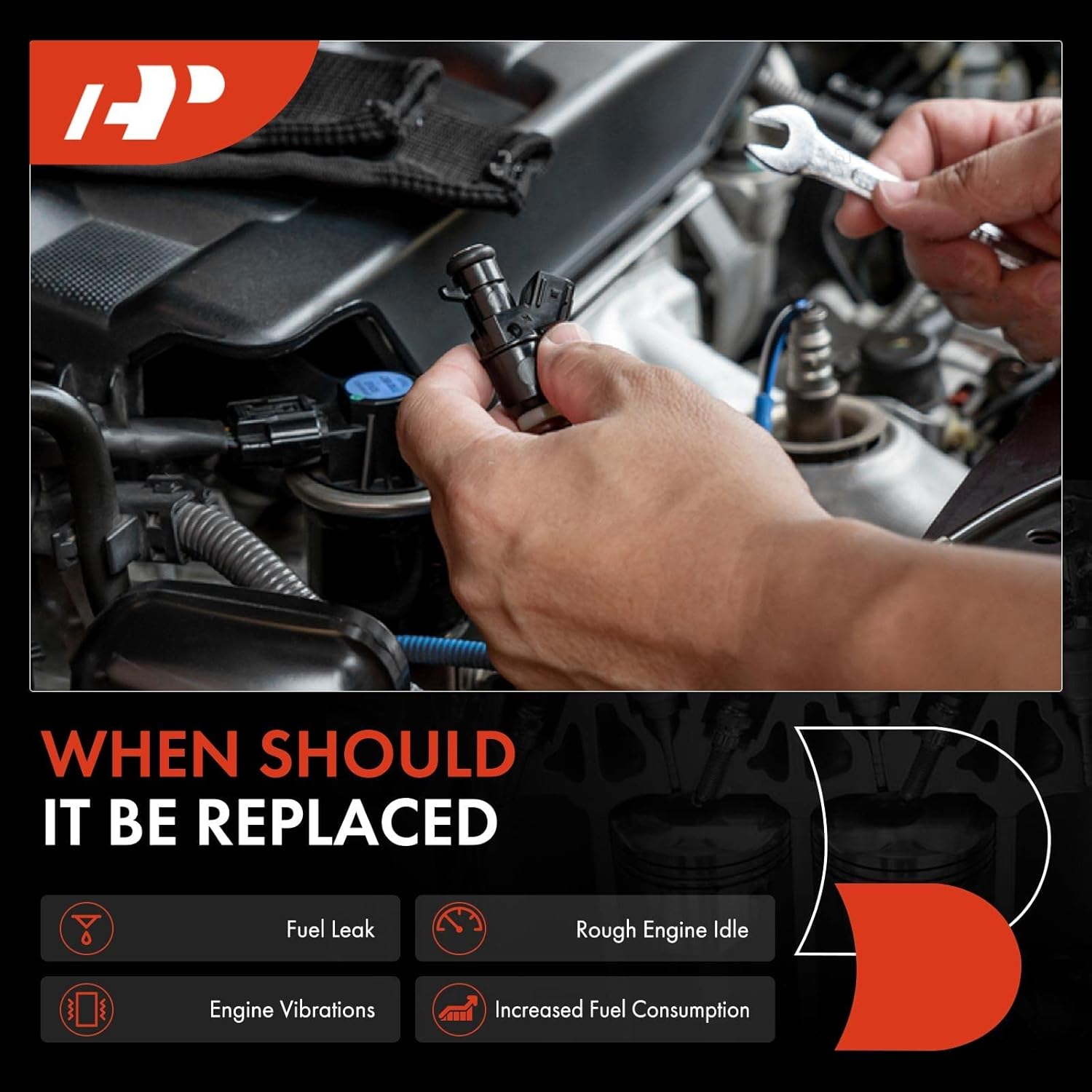 A-Premium Inyectores de combustible compatibles con Chrysler Aspen y Dodge Ram 1500, Durango, Dakota y Jeep Grand Cherokee, Commander y Mitsubishi