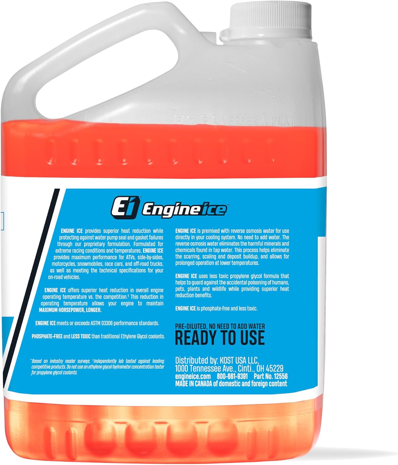 Engine Ice Refrigerante SXSATV de alto rendimiento + anticongelante 0.5 gal