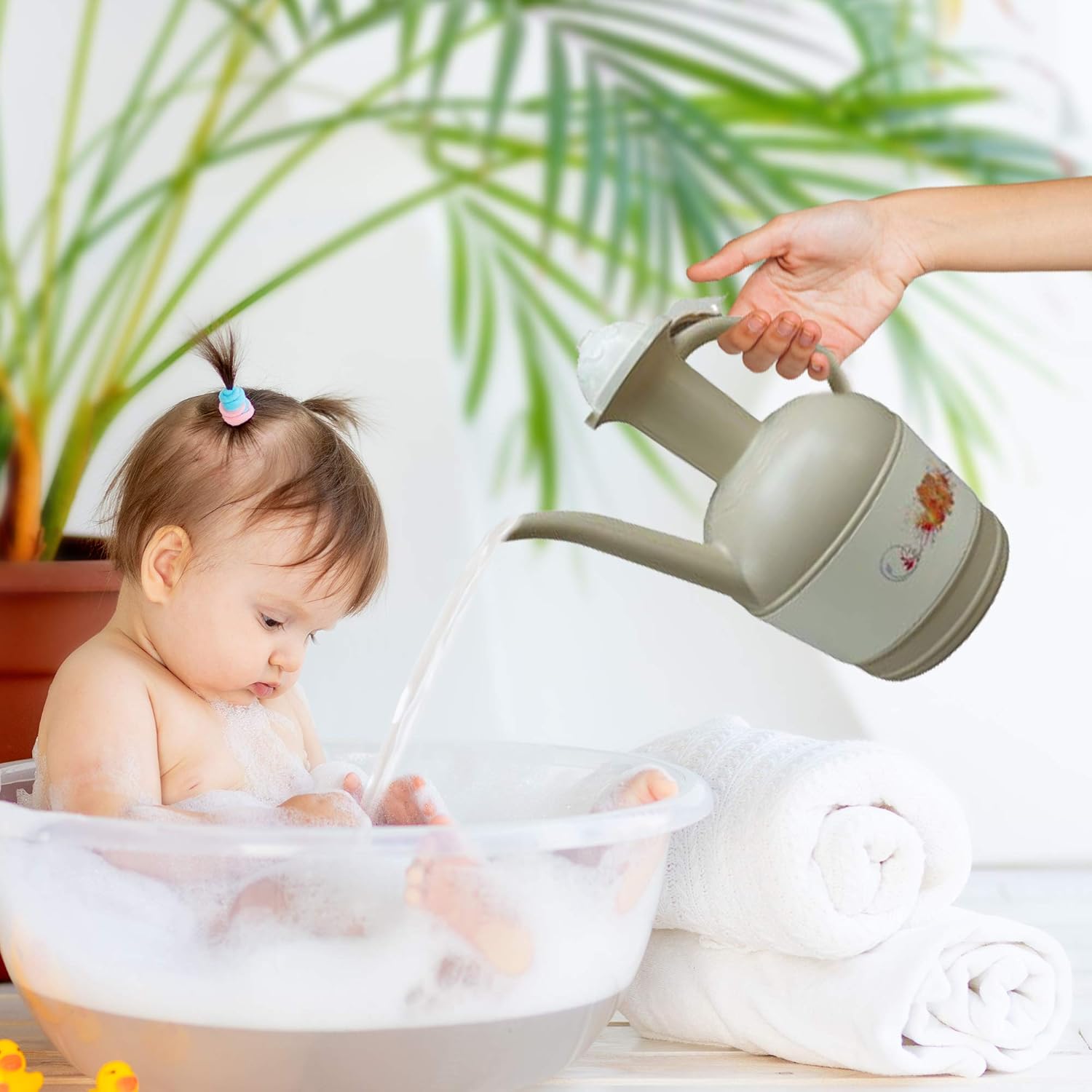 Lota o Bodna o jarra de lavado de inodoro (beige)