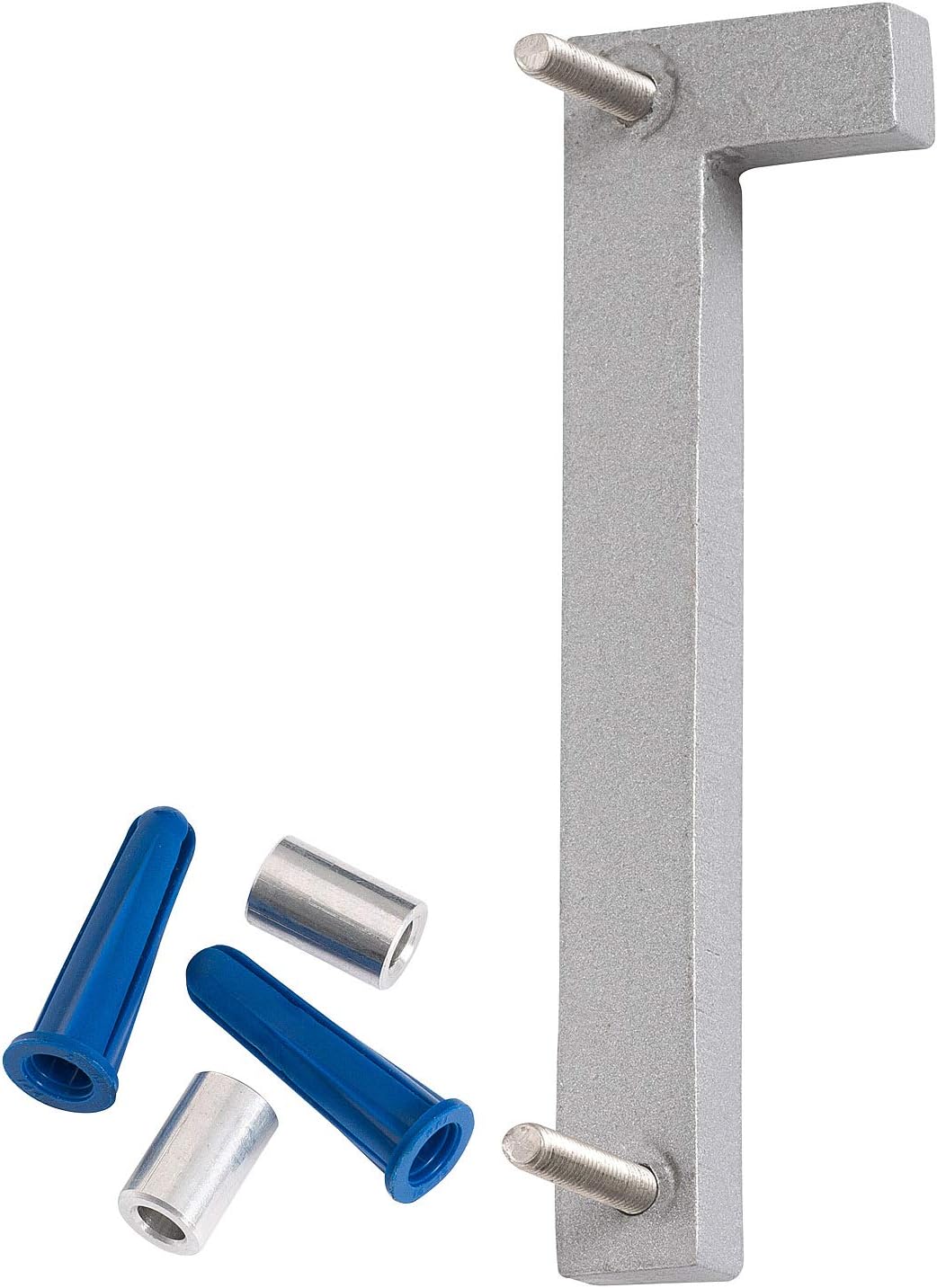 Montague Metal Products MHN-08-F-SR1-1 Números de casa de dirección flotantes modernos de aluminio cepillado sólido, 8 pulgadas, plata con