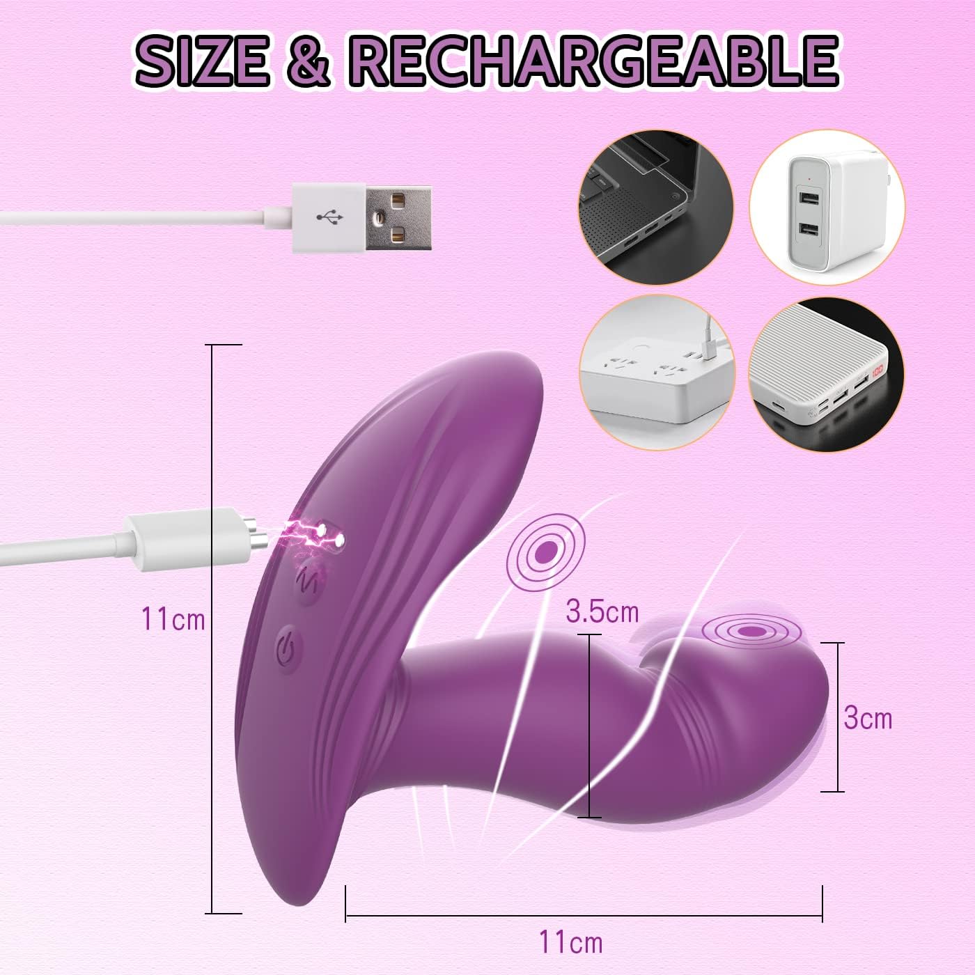 Vibrador de punto G para el clítoris, juguetes para adultos para mujeres con 8+9 modos de estimulación vibratoria, Banenu APP Control remoto