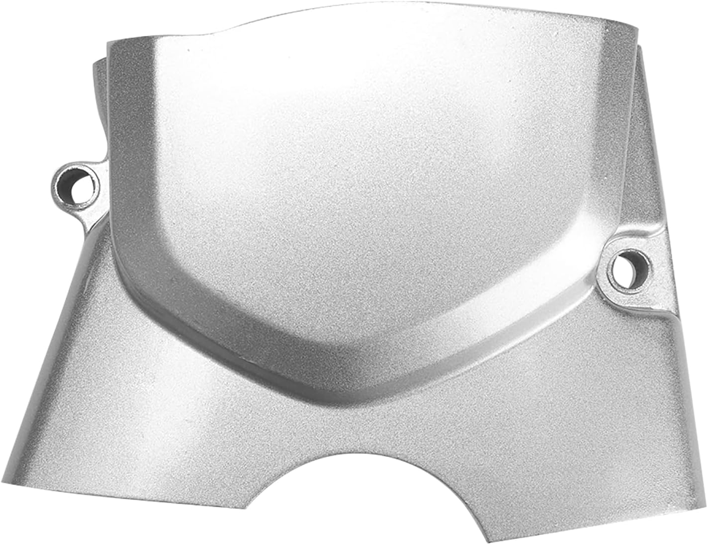 Cubierta de piñón de motor, cubierta de metal plateado para piñón izquierdo del motor, pieza de repuesto para 50 cc, 70 cc, 90 cc, 110 cc, 125 cc,