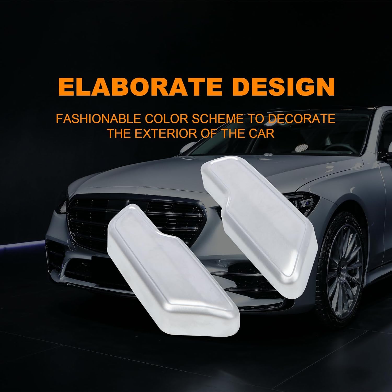 Ajuste para la cubierta del botón de ajuste del asiento de la puerta de Mercedes Benz, calcomanías de botones de ajuste de asiento para clase B
