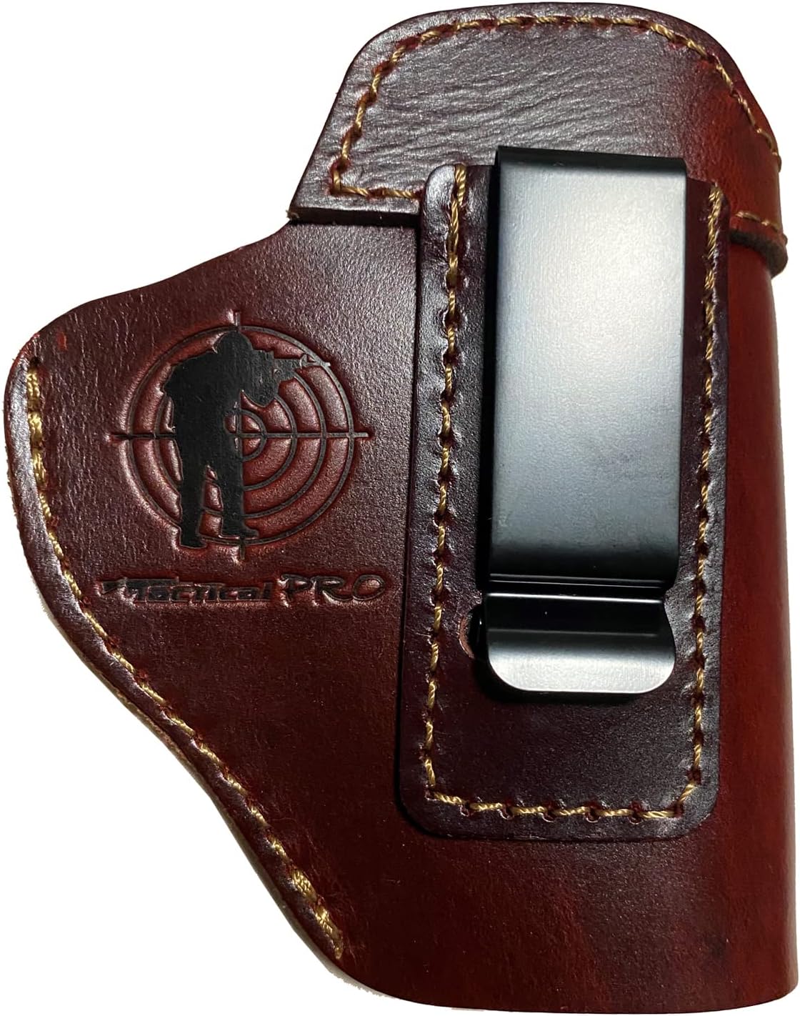 Funda de piel auténtica IWB para pistola Glock 17 19 26 43XSig P365SD9VE SW9VESpringfield Hellcat XDSTaurus G2C G3CM&P 0.354 in Shield y pistolas de