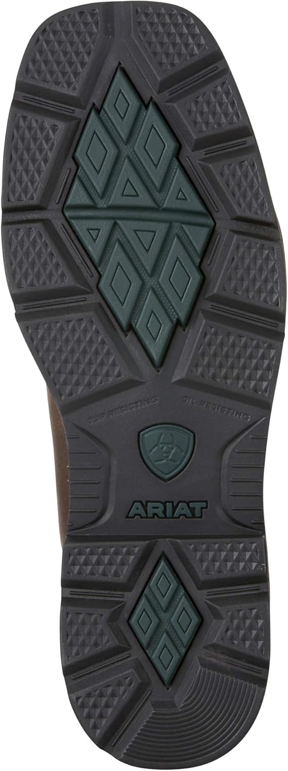 Ariat – Botas de trabajo de pionero para hombre, cuadradas, anchas, puntera de acero, para hombre
