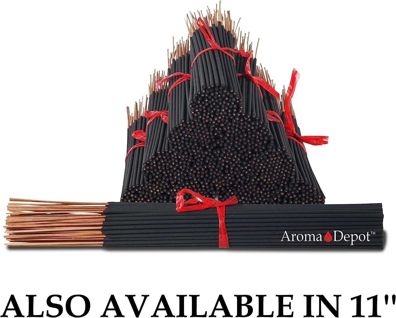 Eat it Raw – Varillas de incienso de carbón exótico. Aproximadamente 85 a 100 varillas por paquete, longitud 7 pulgadas, cada palo natural se quema