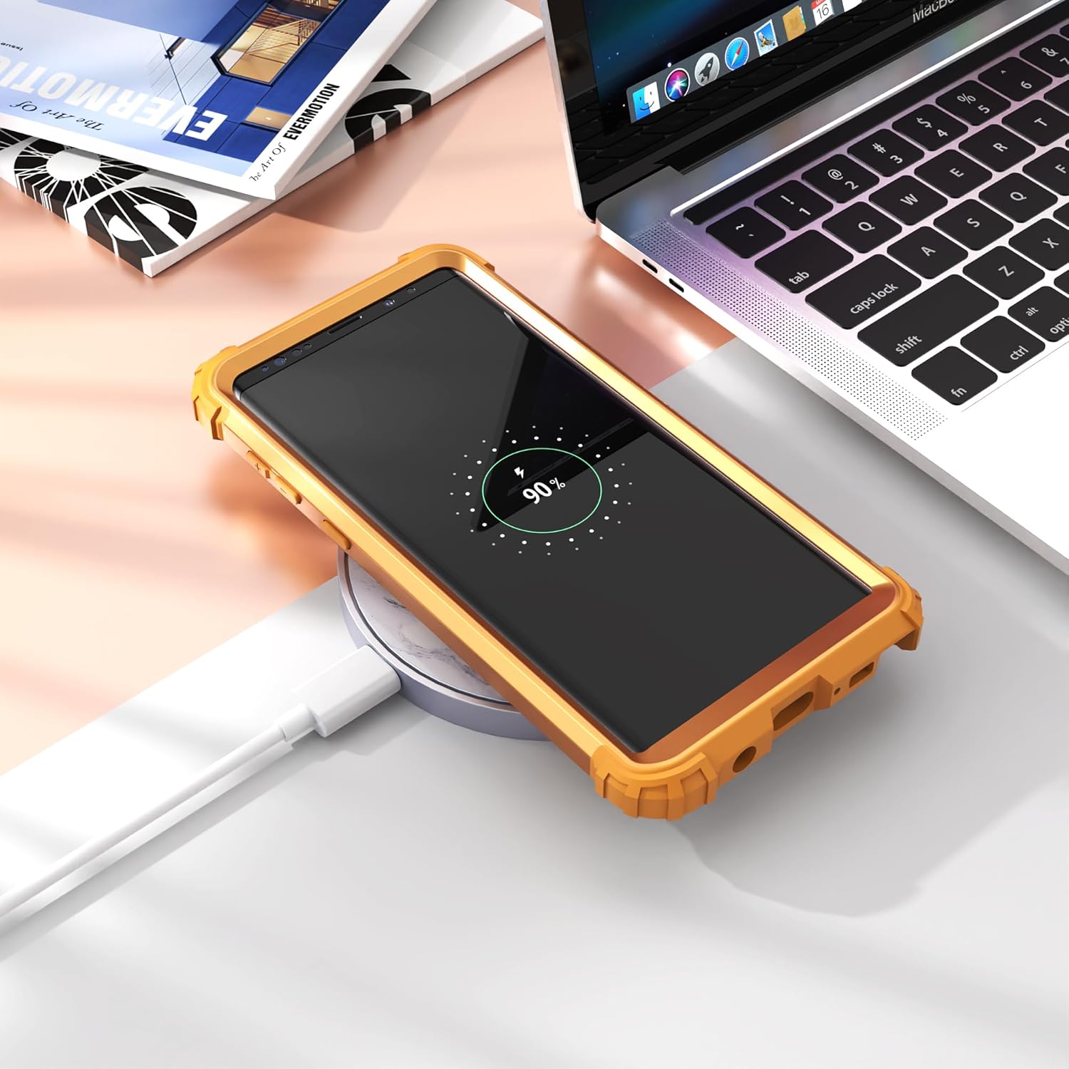 IDweel3 en 1 Funda para Galaxy Note 9, funda duradera para Note 9, a prueba de golpes, delgada, híbrida, resistente, protección de policarbonato