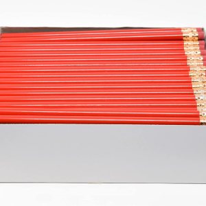 Lápices rojos redondos en blanco 144 a una caja – Plomo negro Lápices rojos redondos en blanco 144 a una caja – Plomo negro