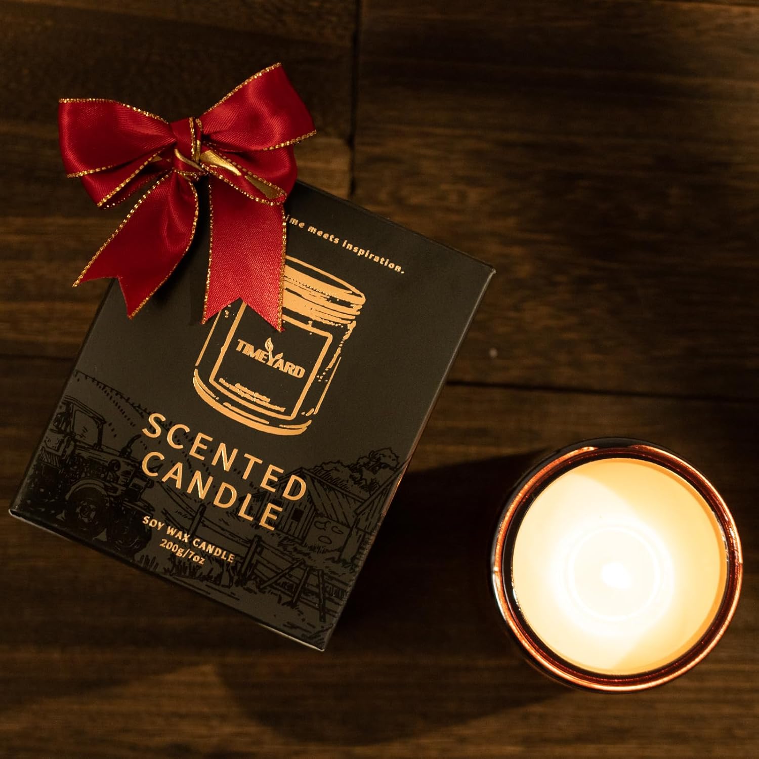 TIMEYARD Velas perfumadas de café para el hogar, regalo de vela para mujeres en el baño, regalo de inauguración de la casa para hombres y mujeres,