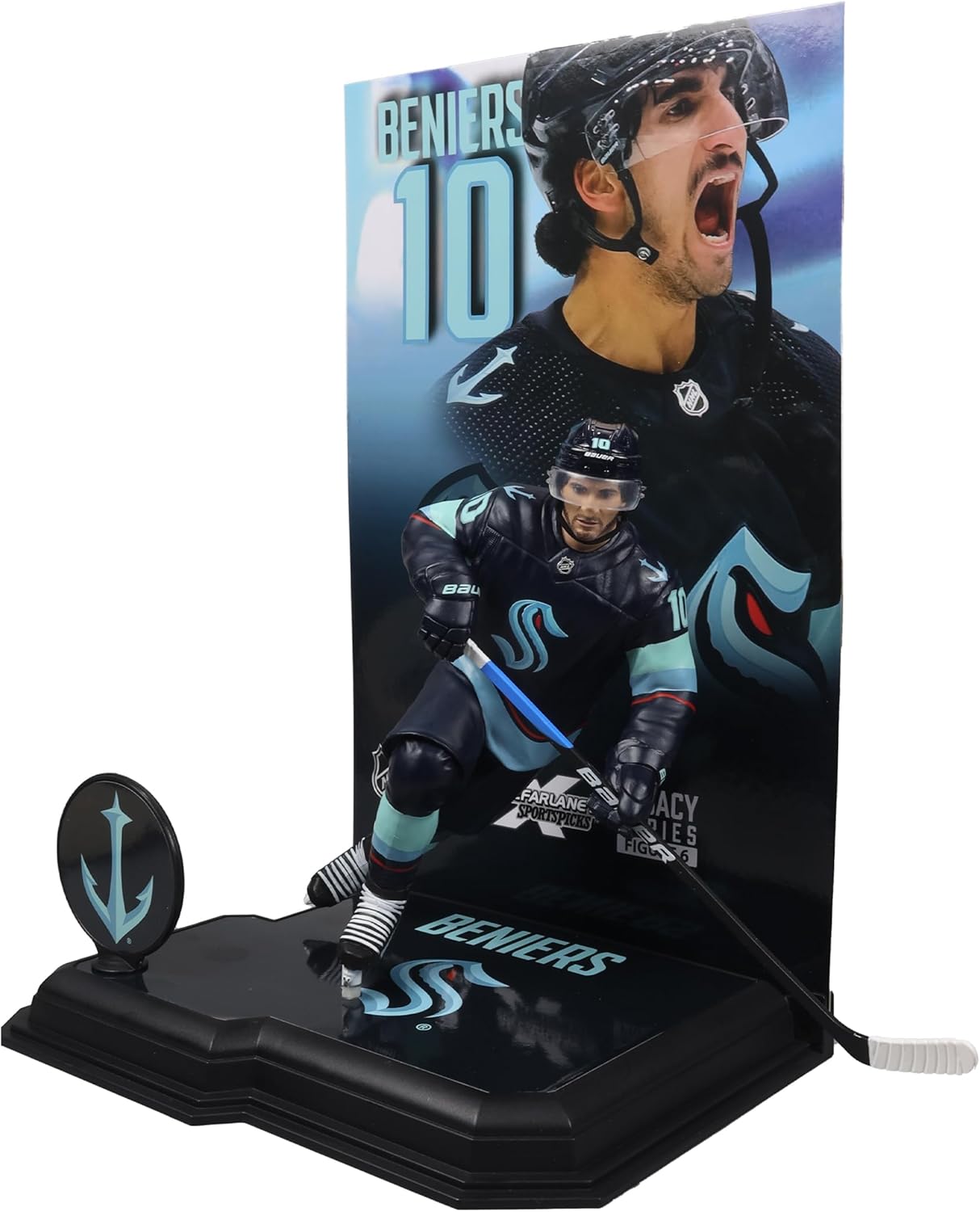 McFarlane Toys – Figura posada de Matty Beniers (Seattle Kraken) NHL de 7 pulgadas, Picks deportivos de McFarlane