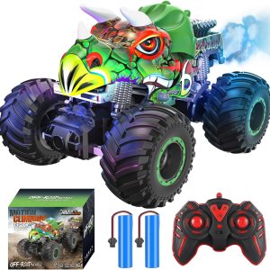 Juguete de camión monstruo de dinosaurio 2024 para niños, auto monstruo de dinosaurio a control remoto, automóvil RC todo terreno, camión monstruo Juguete de camión monstruo de dinosaurio 2024 para niños, auto monstruo de dinosaurio a control remoto, automóvil RC todo terreno, camión monstruo