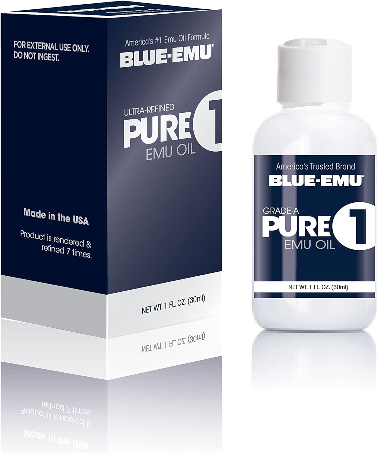 Blue Emu Crema Super Strength original y aceite de emú puro 1 paquete de 1 oz