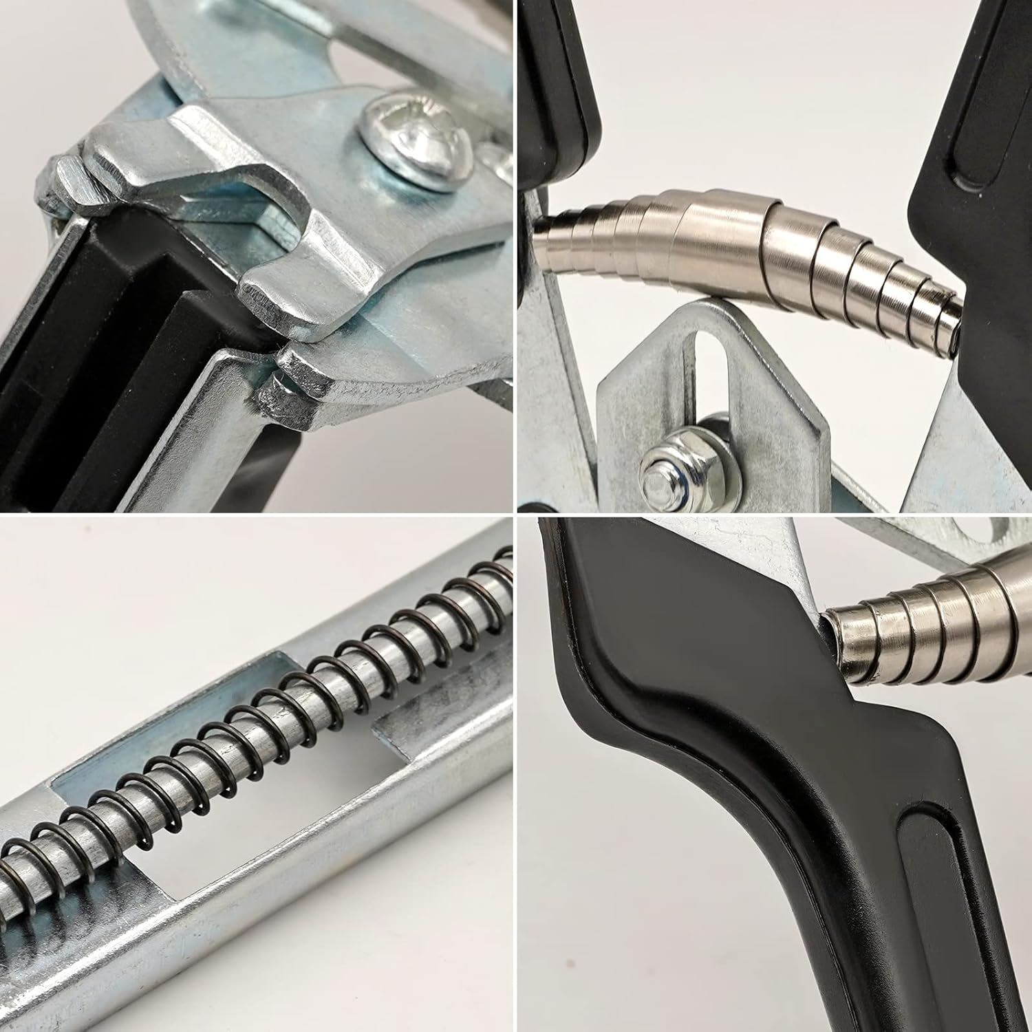 Juego de alicates de anillo de cerdo para tapicería automática tipo M, alicates de anillo de uñas con 2400 clavos, clips y alicates de alambre de