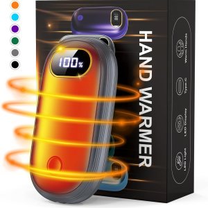 Calentadores de manos recargables, calentador de manos eléctrico de 14000 mAh, paquete de 2 unidades de calefacción de doble cara, 17 horas de calor Calentadores de manos recargables, calentador de manos eléctrico de 14000 mAh, paquete de 2 unidades de calefacción de doble cara, 17 horas de calor