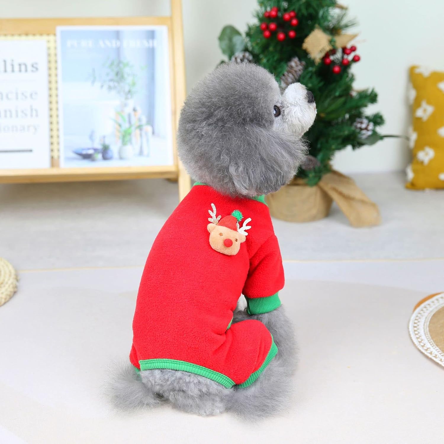 Ropa para perros, sudaderas para perros pequeños, ropa para mascotas, overol con peto, chaqueta de forro polar de cuatro patas, overol para perro,