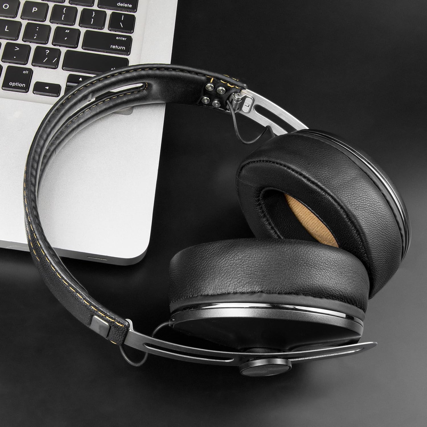 SOULWIT Almohadillas de repuesto de piel de cordero para auriculares Sennheiser Momentum 2.0 (M2)HD1 inalámbricos sobre  alrededor de los oídos,