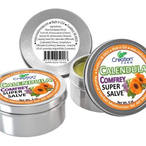 Creation Farm Caléndula Consuelda Super Salve 3 Pack de 4 oz Latas Balsamo pomada herba Caléndula Consuelda crema Creation Farm Caléndula Consuelda Super Salve 3 Pack de 4 oz Latas Balsamo pomada herba Caléndula Consuelda crema