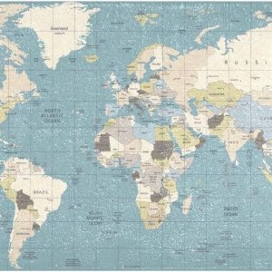 Joisal World Map – Alfombra de baño absorbente, cómoda alfombra de baño antideslizante, duradera y esponjosa, 39 x 20 pulgadas Joisal World Map – Alfombra de baño absorbente, cómoda alfombra de baño antideslizante, duradera y esponjosa, 39 x 20 pulgadas