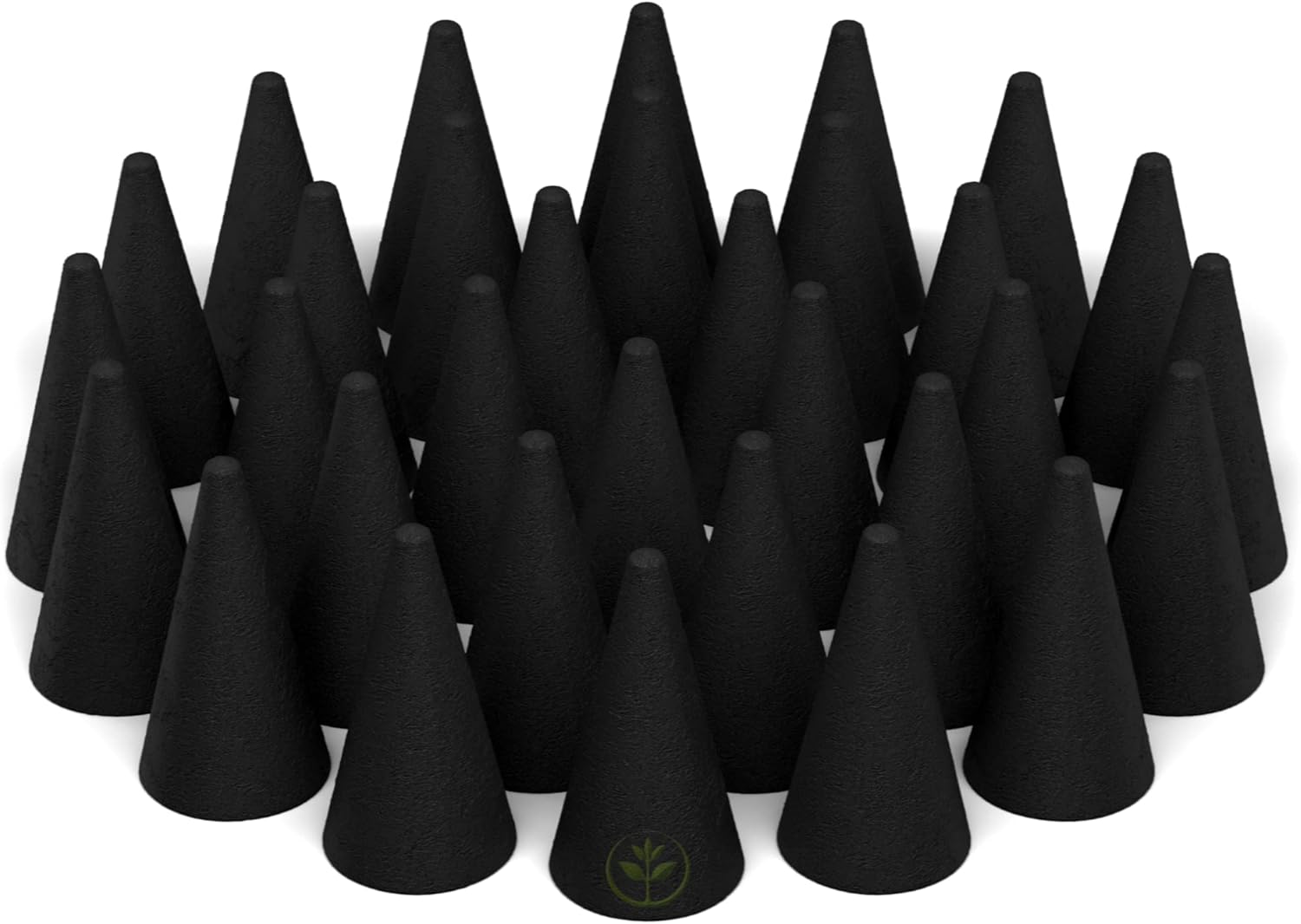 Conos de incienso de carbón de vainilla de 1 pulgada TOPFLOW  Paquete de 100  Conos perfumados naturales hechos a mano sumergidos a mano
