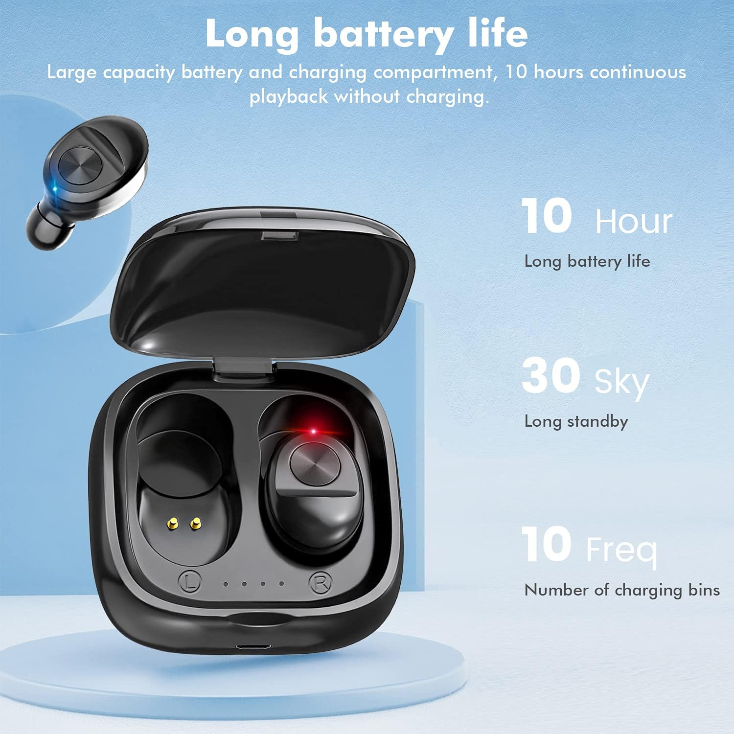Auriculares inalámbricos Bluetooth 5.0 XG12 TWS estéreo Auriculares deportivos Airbuds Gaming Headset con micrófono para xiaomi Samsung, oscuro