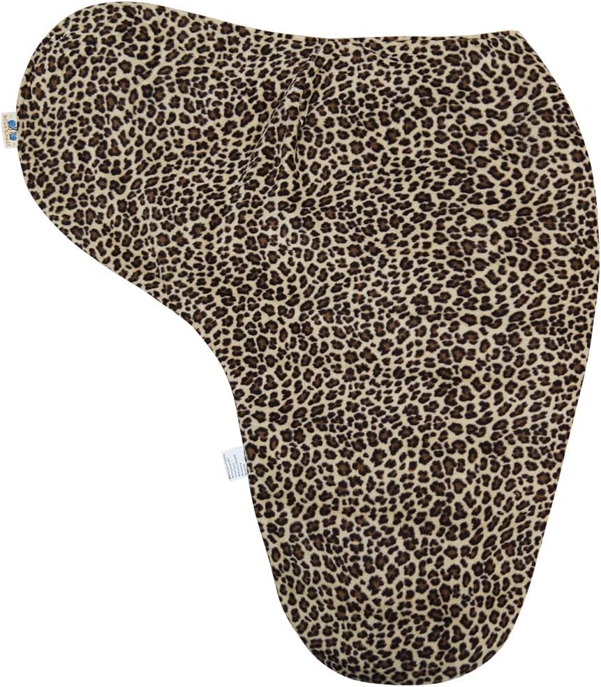 BlueSnail Manta para bebé, suave y cómoda, para recién nacido, fácil de envolver, adecuada para 0-33-6 meses (leopardo, 3-6 meses)
