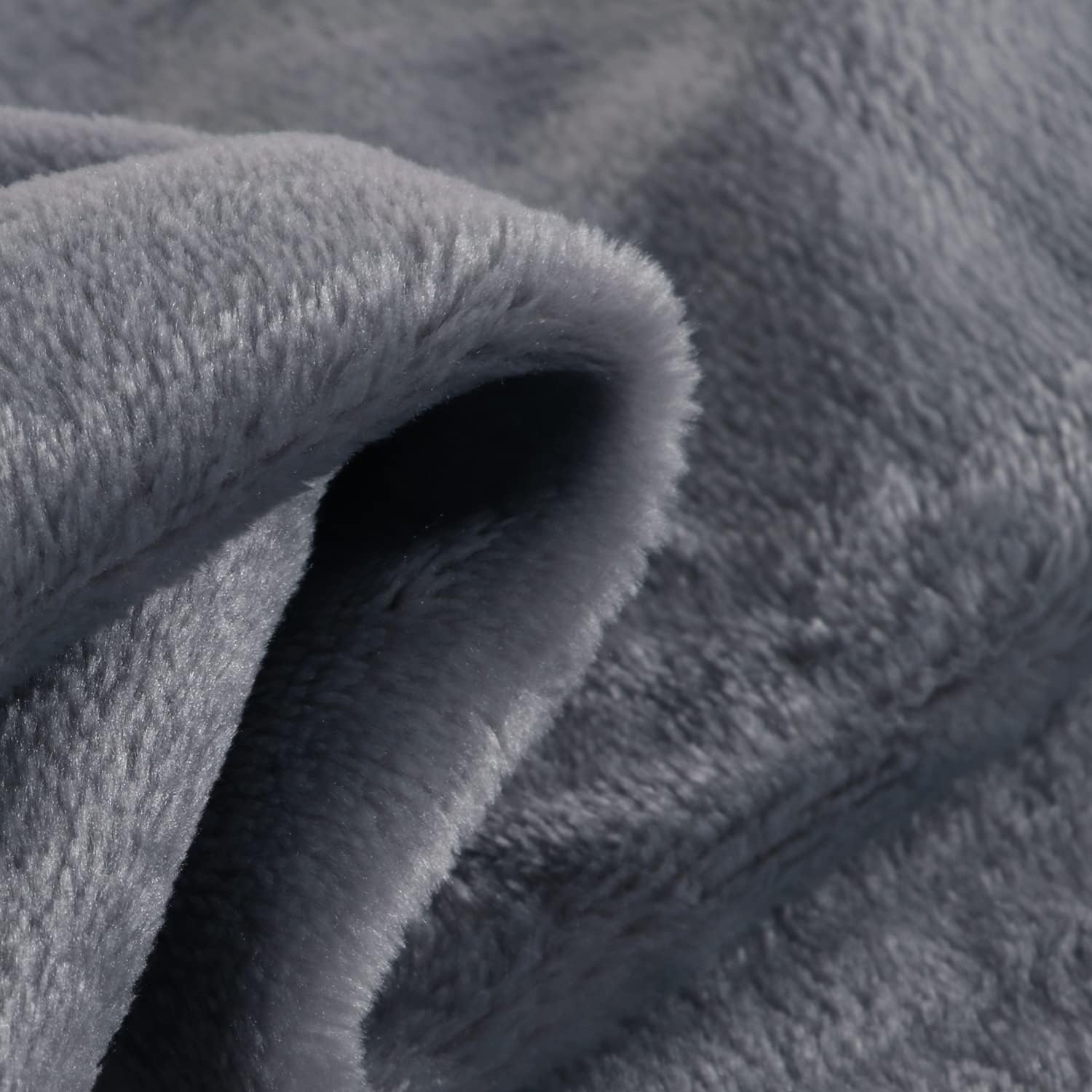 WONTEX Manta gris claro, tamaño individual de 60 x 80 pulgadas, para sofá y cama, manta térmica suave para invierno y todas las estaciones