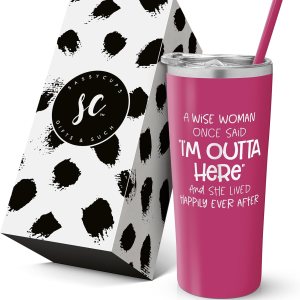 Wise Woman – Vaso aislado de acero inoxidable con tapa y pajilla, divertida taza de viaje para fiestas de jubilación, taza de café para profesores, Wise Woman – Vaso aislado de acero inoxidable con tapa y pajilla, divertida taza de viaje para fiestas de jubilación, taza de café para profesores,