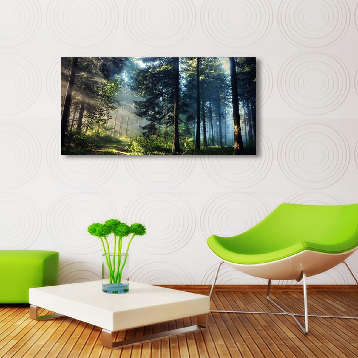 Lienzo decorativo para pared de árbol, hermoso paisaje para sala de estar, dormitorio y oficina, imágenes de árbol grande, decoración de pared de 20
