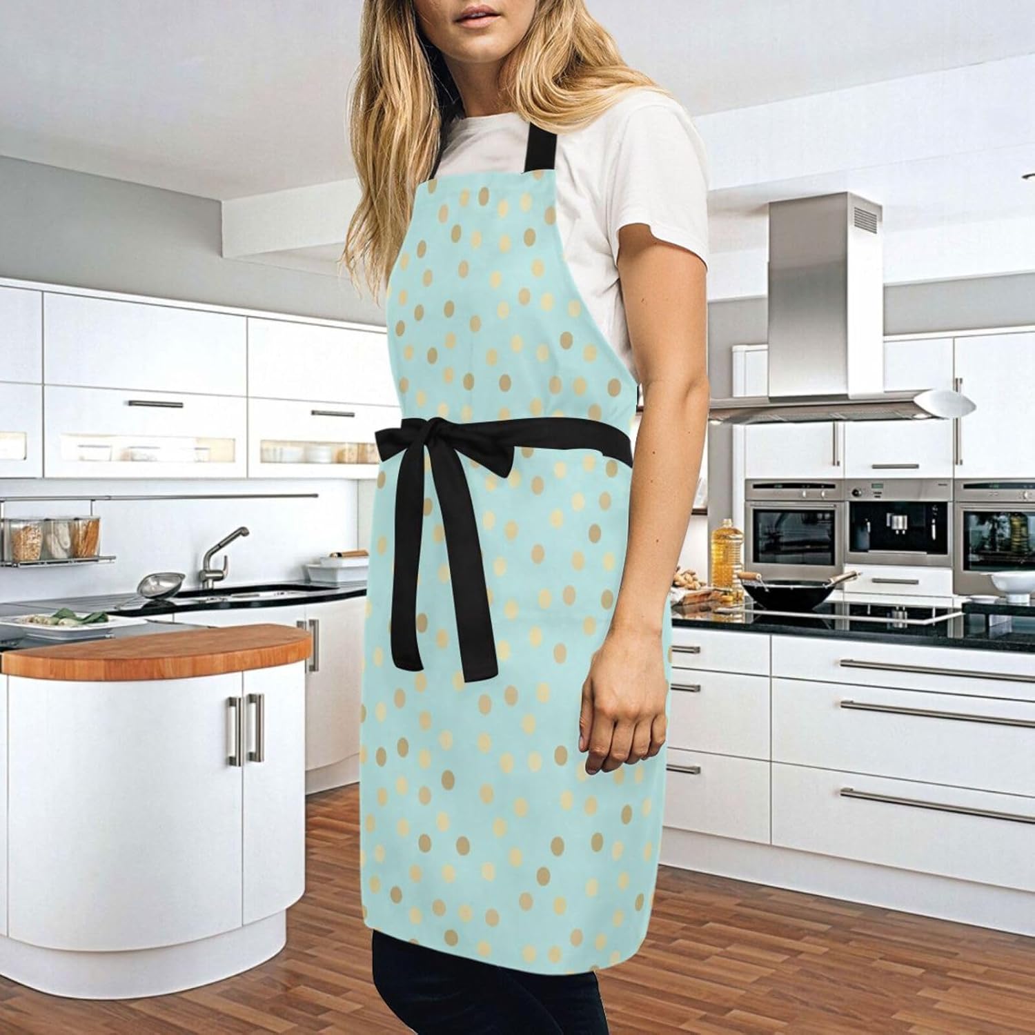 RPLIFE Space Characters with Stars Mans – Delantal de cocina, delantales para mujer, delantal de cocina resistente al agua, delantal de cocina para