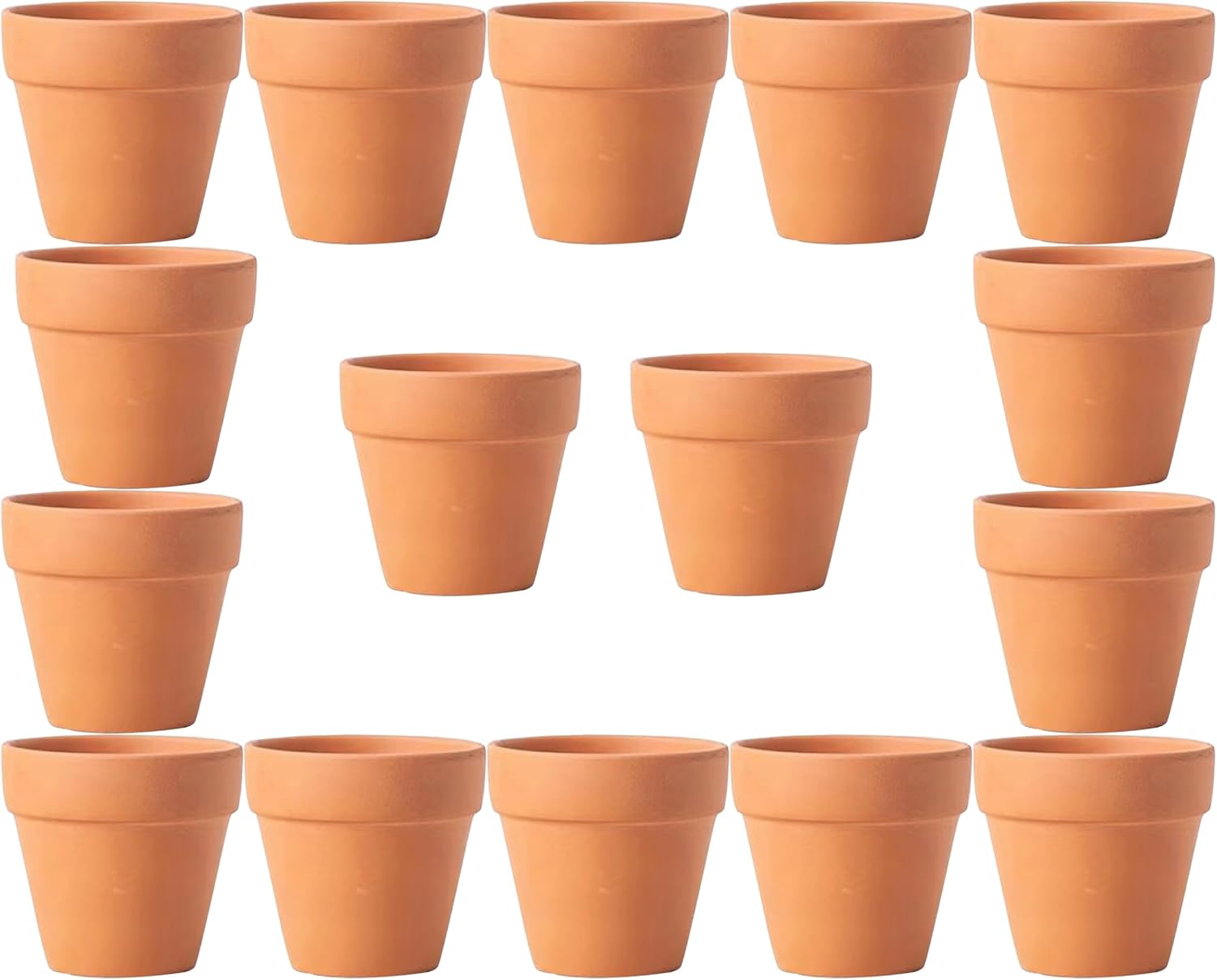 16 unids2.16 pulgadas Clampooing Pot rojo Claundllar Pot Mini Pot, utilizado para mini o jugosa plantación de plantas macetas de cerámicaDIY Color