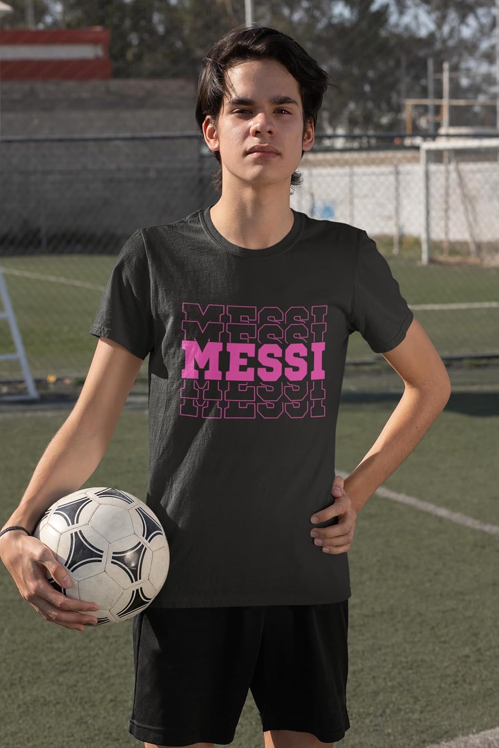 Expression Tees Messi Futbol Miami – Sudadera con capucha tamaño juvenil