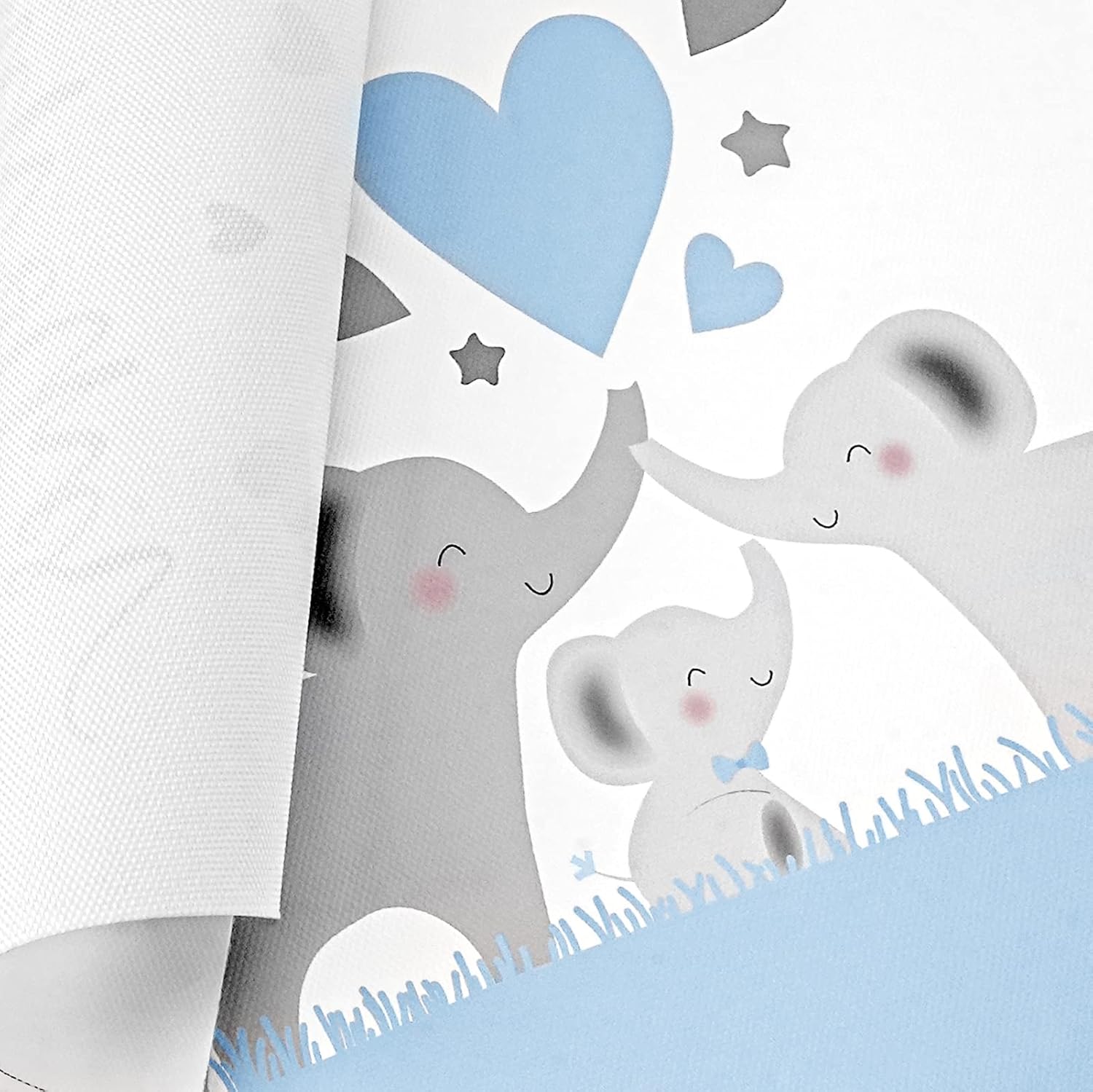 CAIRIAC Impresión artística de elefante bebé, póster artístico de pared con cita de amor de familia de elefantes, impresiones en lienzo modernas
