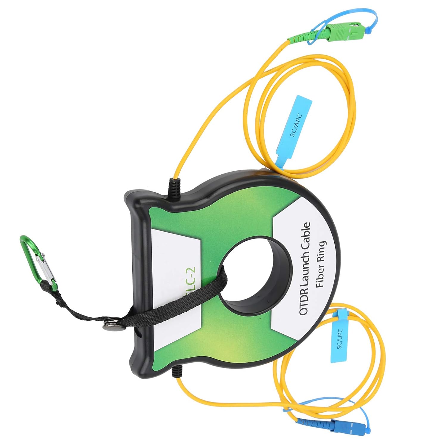 Eujgoov 9125um 0.6 mi OTDR Cable de lanzamiento de fibra óptica que tiene alta precisión con estricto control de calidad para el conector SCAPC-SCUPC