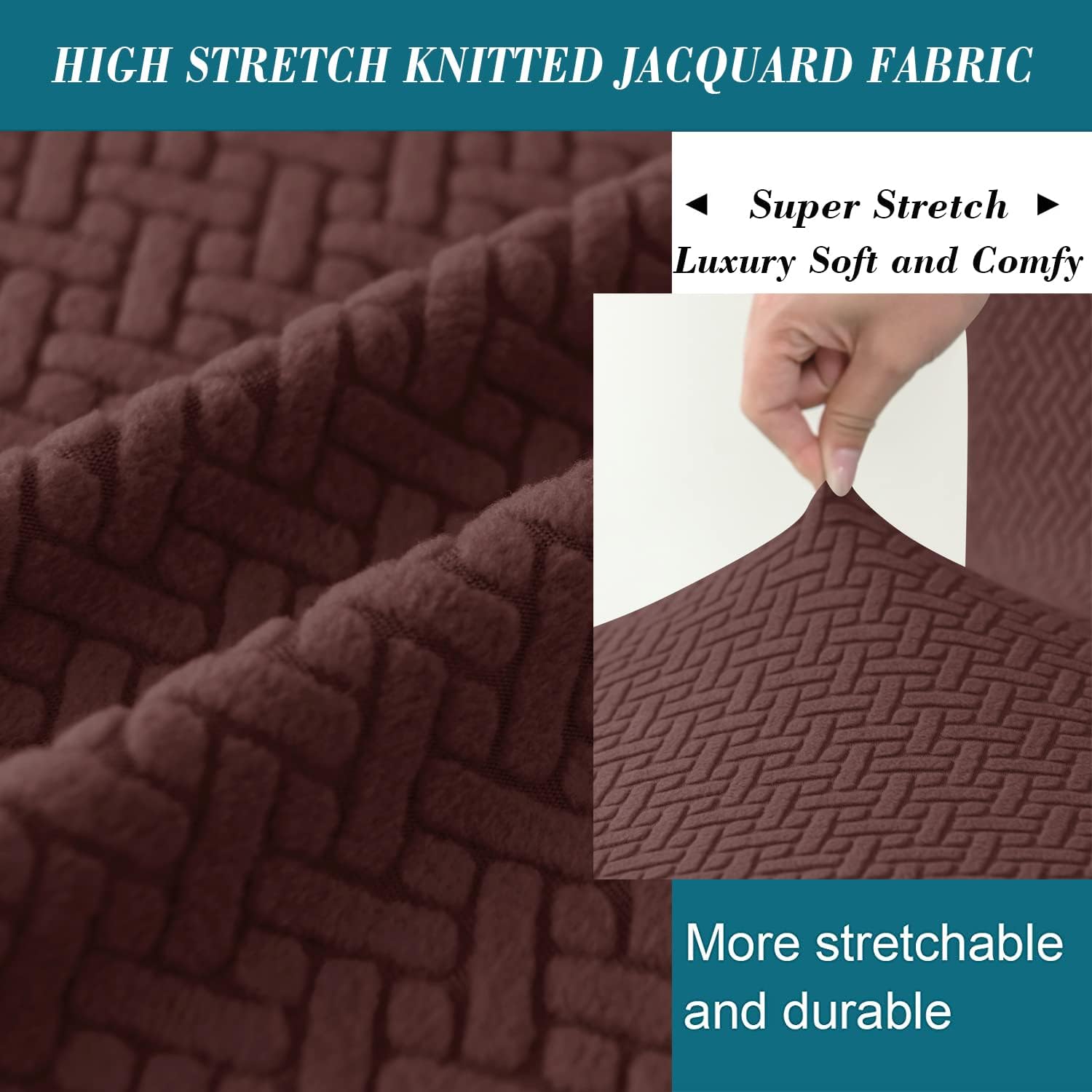 Fundas para taburetes de bar con respaldo, paquete de 4 fundas elásticas para taburetes de bar, fundas de taburete de bar jacquard, fundas para